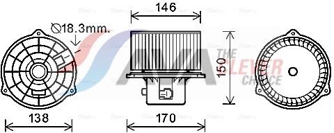 Ava Clever Choice Innenraumgebläse Hy8556 Für Hyundai