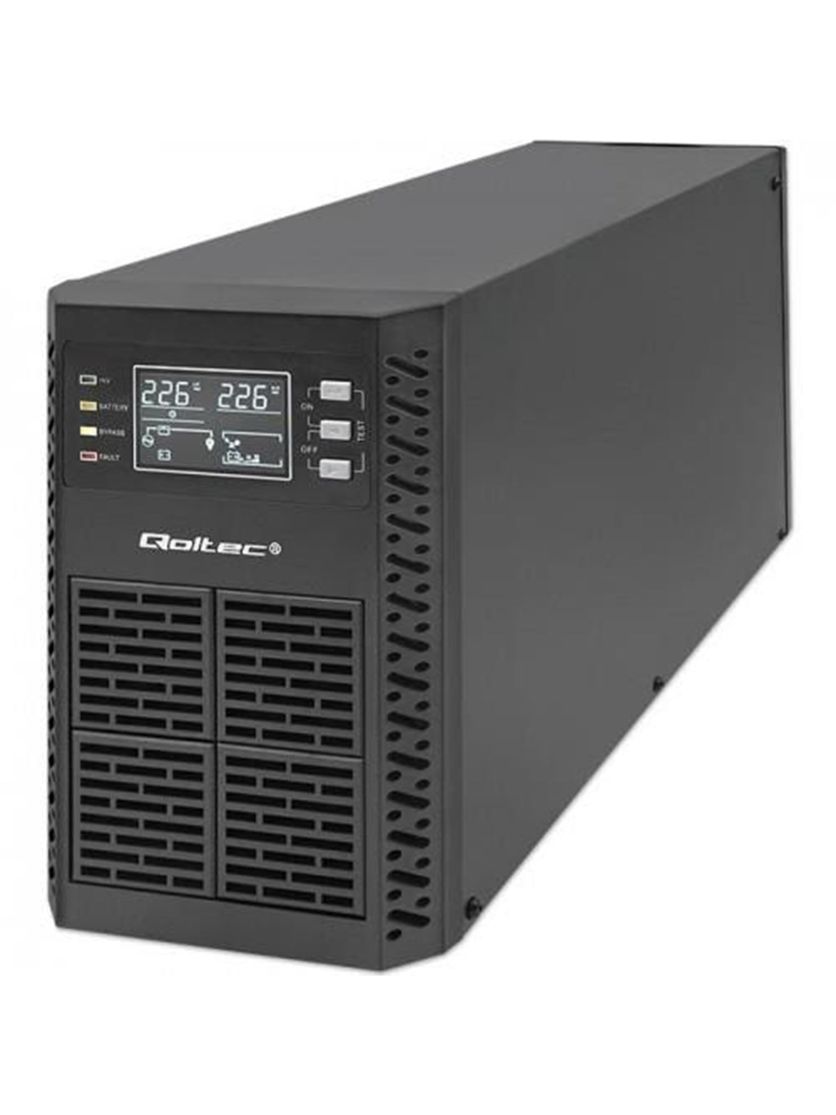 Qoltec 52281 USV - 2 kVA 2000 W - Online-Doppelwandler