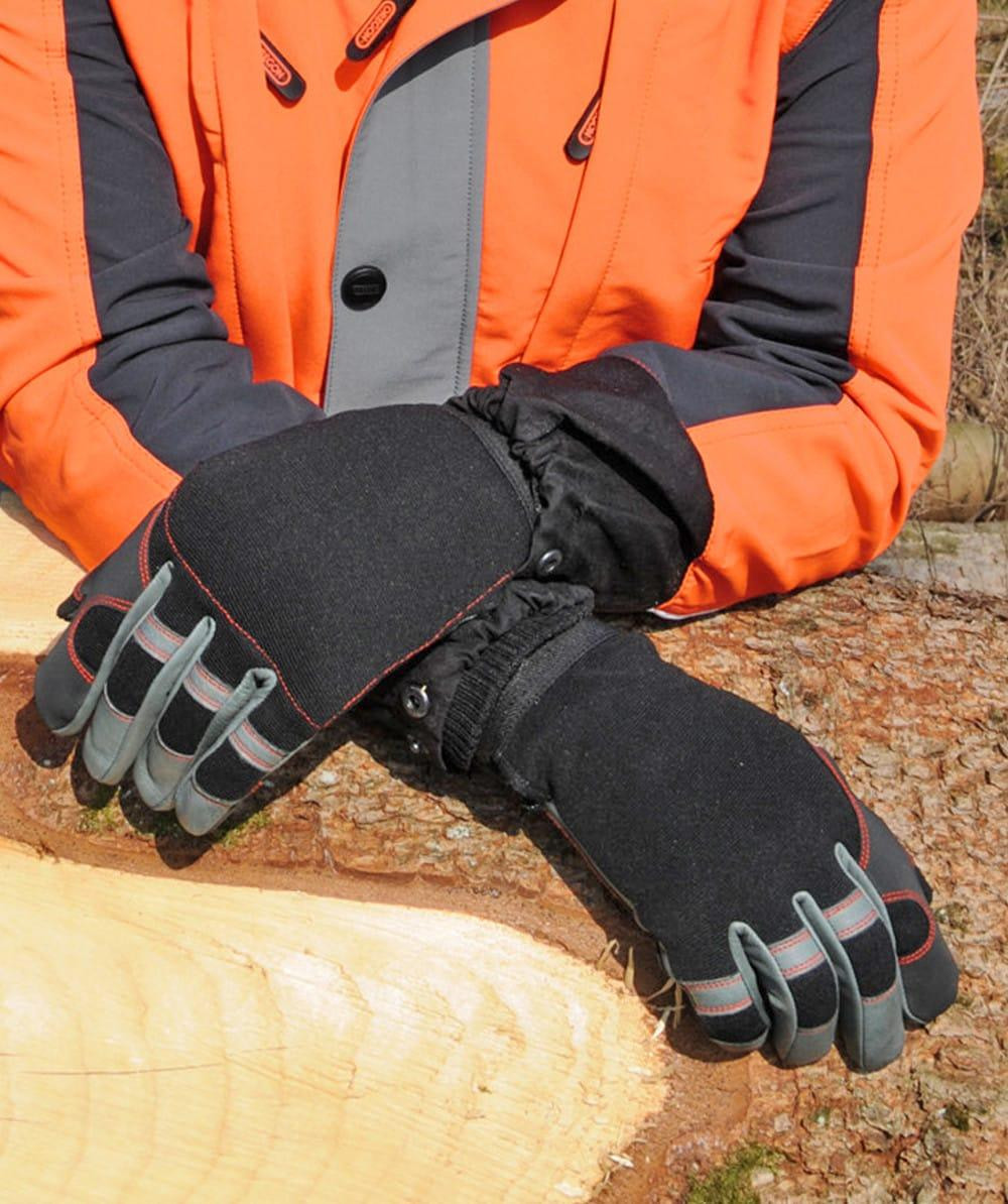 Oregon Fiordland snijbeschermende handschoenen, zwart, maat 11