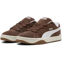 PUMA Park Lifestyle Easy Suede Sneaker 15 - chocolate/puma white 44
