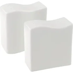 Villeroy & Boch Salz- & Pfeffer-Set NewWave, Pfeffermühle + Salzmühle, Weiss