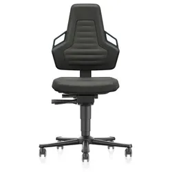 Drehstuhl NEXXIT 2, mit Rollen, ESD, Stoff Duotec ESD