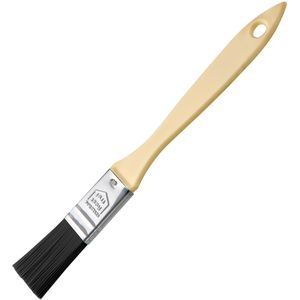 Zenker Backpinsel Patisserie, Borsten-Metallfixierung, creme, Teflonborsten & Kunststoffgriff, 20 x 2,5 cm