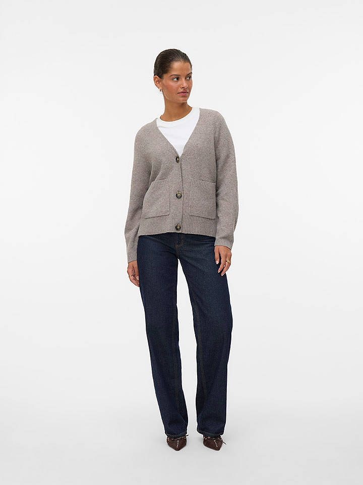 Vero Moda Cardigan in Taupe - XS
