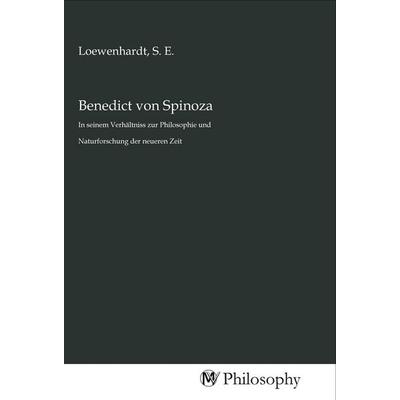 Benedict von Spinoza, Taschenbuch von , MV-Philosophy, 978-3-96880-139-1