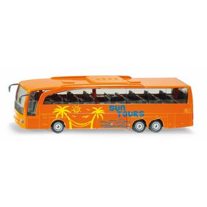 siku Fahrzeug 3738 MB Travengo Reisebus, aus Metall/Kunststoff, Maßstab 1:50