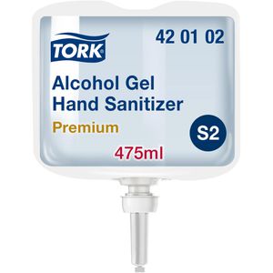 Tork Desinfektionsmittel Premium, 420102, S2, Händedesinfektionsgel, für Spender, 475ml