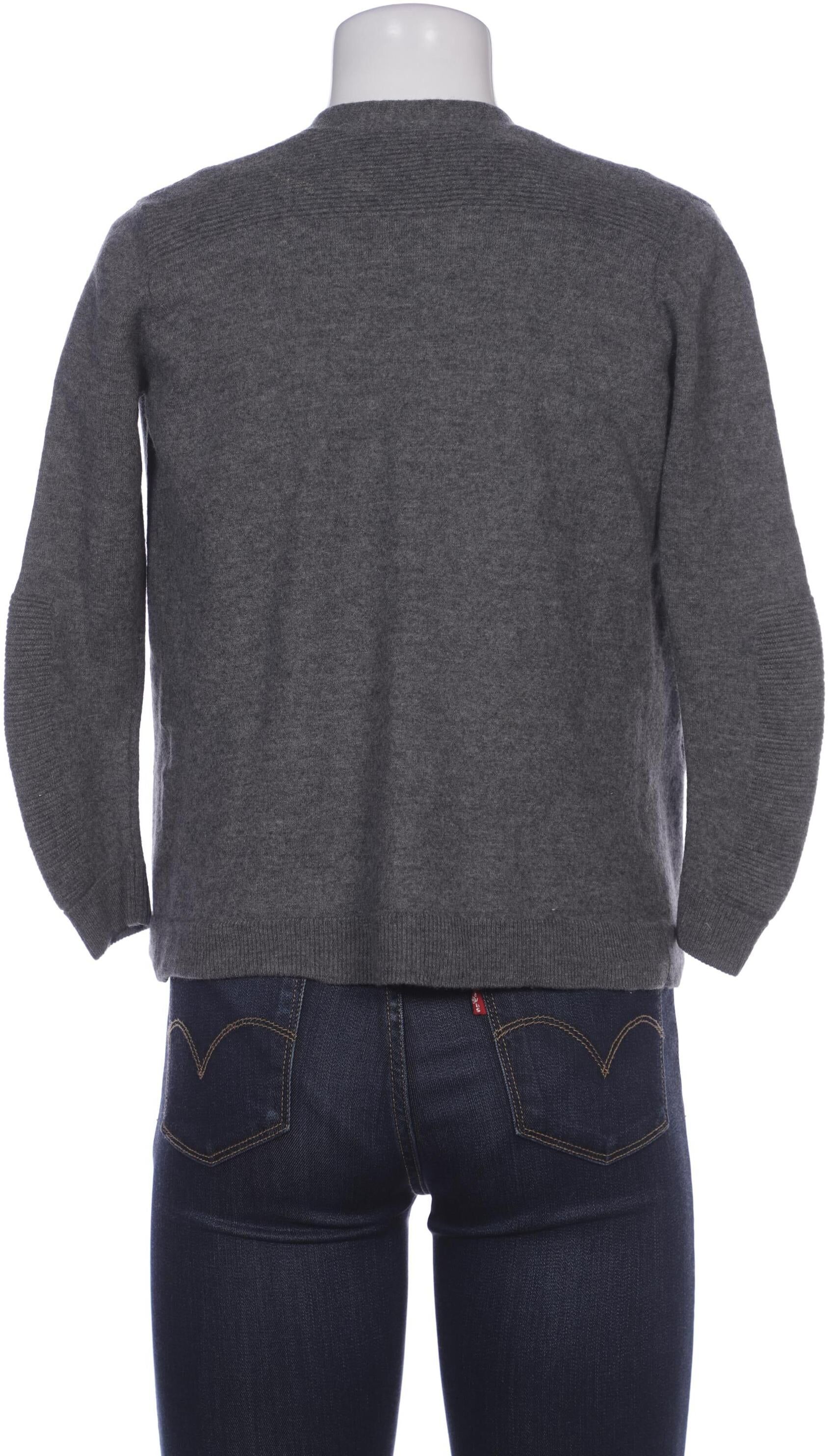 Sandro Damen Strickjacke, Grau, Gr. EU 38 (Sandro 2), Merino - Second Hand