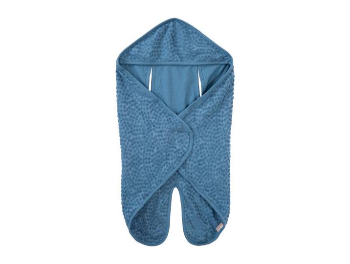 Roba Baby-Einschlagdecke Seashells indigo, Blau, Textil, Uni, 82.5x73 cm, Schlafen, Babybettausstattung, Babydecken & Babykissen