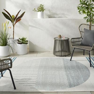 Livabliss Alfresco Outdoor Scandinavian Abstract Area Rug