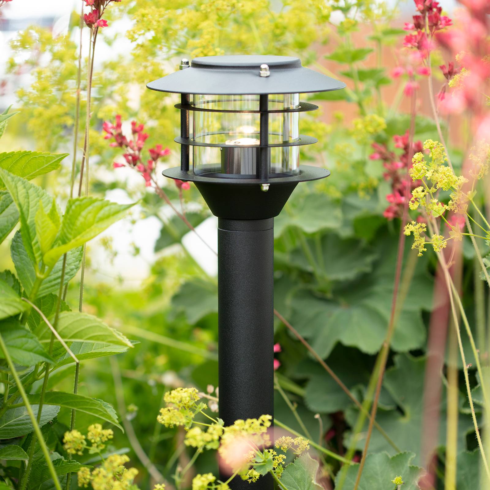 Markslöjd Puutarha 24 LED-polkuvalo Tolppa, korkeus 45 cm, 3 W Pole, himmennettävä, Musta, Metalli, Moderni