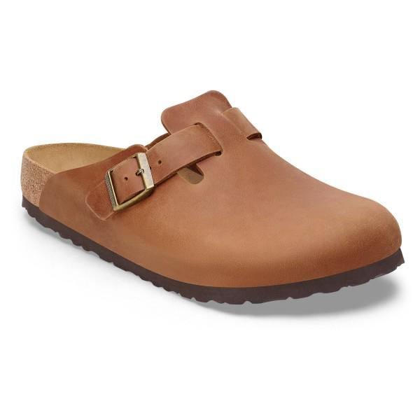 Birkenstock - Boston Oiled Leather - Sandalen 36 - Regular | EU 36 braun