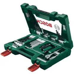 Bosch Zubehör, Bohrereinsatz, V-Line Bohrer- und Bit-Set, 68-teilig, Klappmesser, Magnetstab, Winkelschrauber