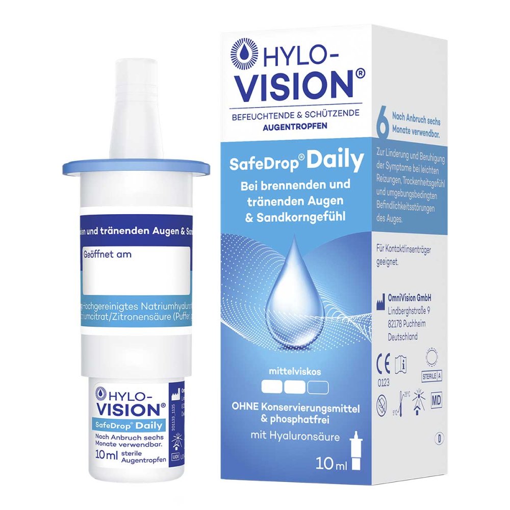 OmniVision GmbH Hylo-Vision Safedrop Daily Augentropfen 20348260