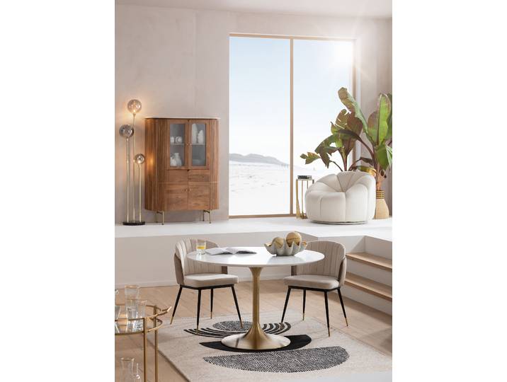 home24 Highboard 100 x 145 x 43cm bruin
