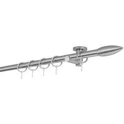 20mm,1-läufig,Rohr,Deckenträger urban,Endstück cardo Farbe: Edelstahl-Optik, Größe: 300cm