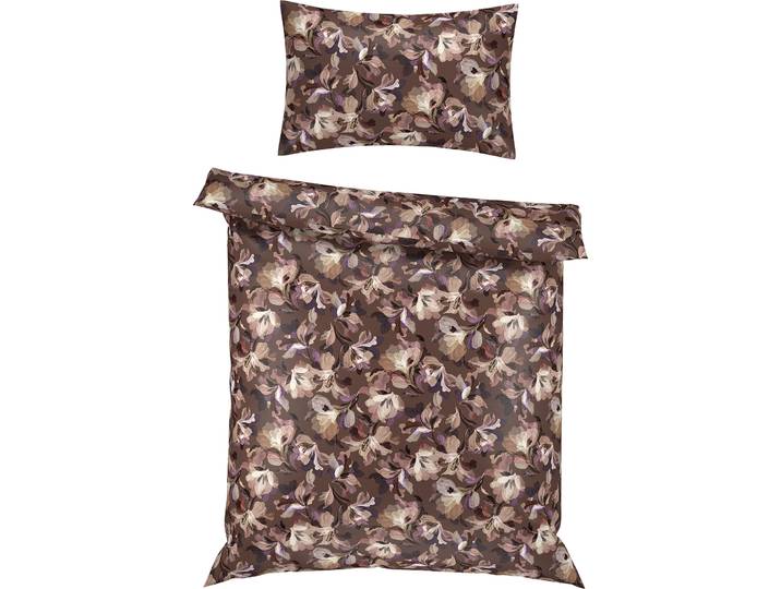 Bettgarnitur Edda 160x210+50x70cm - Farbe: türkis - Material: 100% Baumwoll-Satin