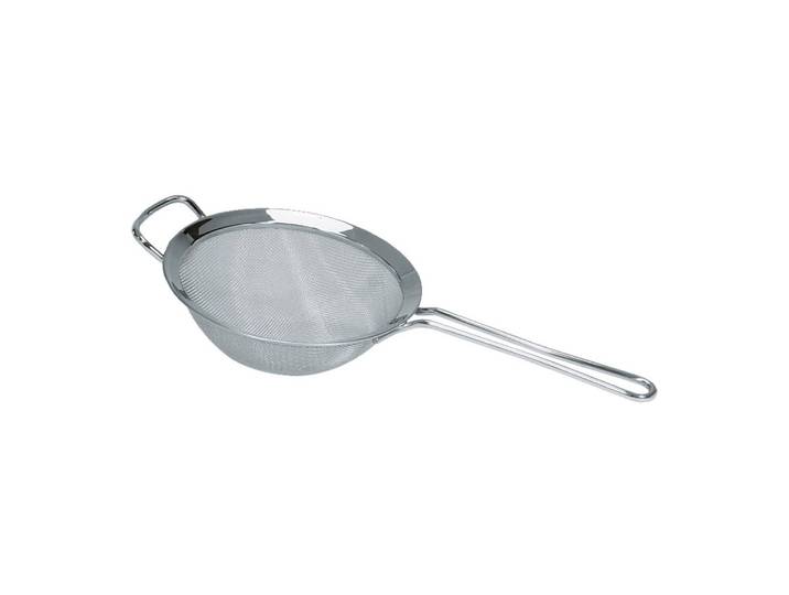 Nudelsieb GEFU PASSO , silber, B:19cm H:7,4cm L:40,3cm Ø:19cm, Edelstahl, Küchensiebe, Nudelsieb, vielseitig, Ø 19 cm