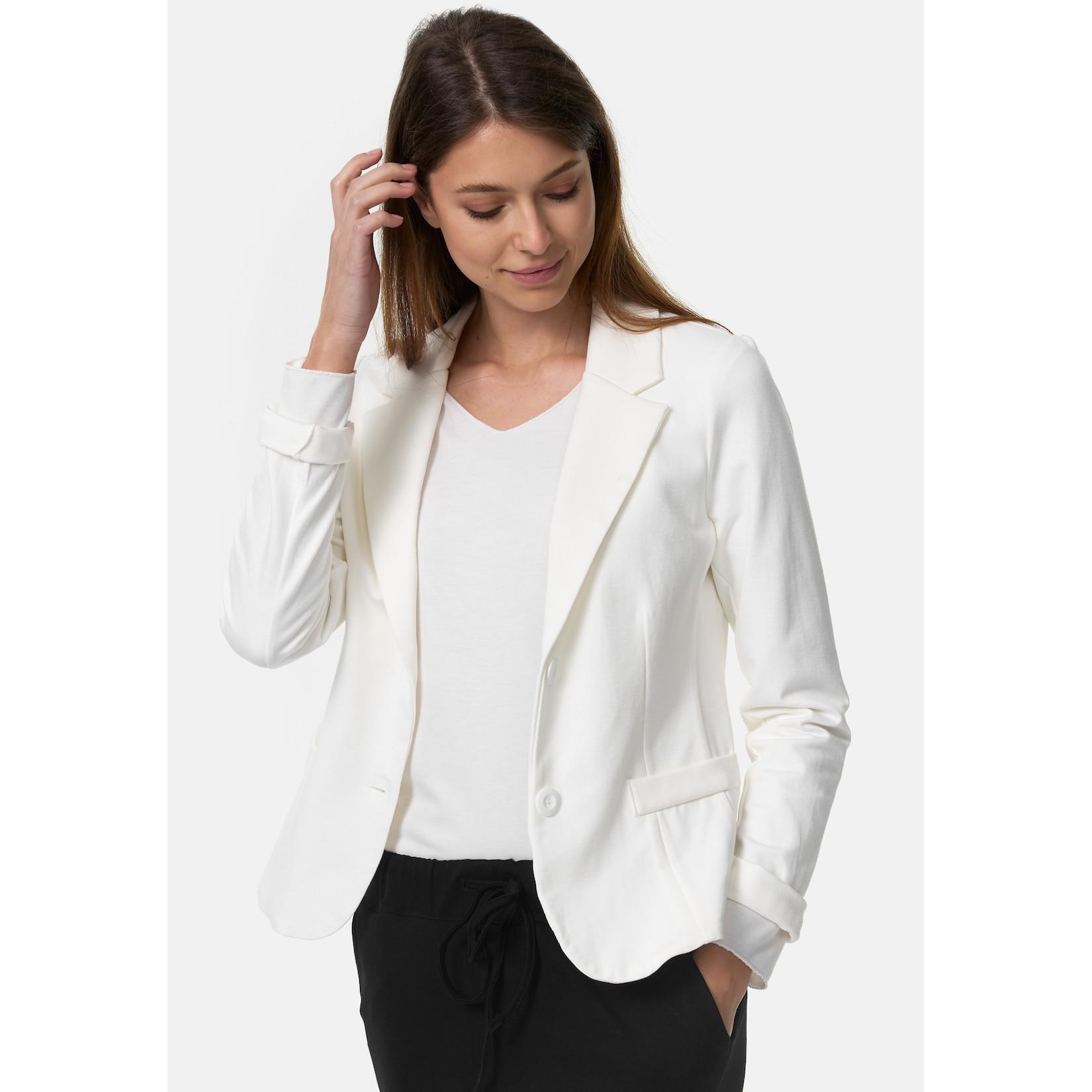 PM SELECTED Damen Kurzblazer Sportliches Sakko Business Blazer mit Reverskragen PM11