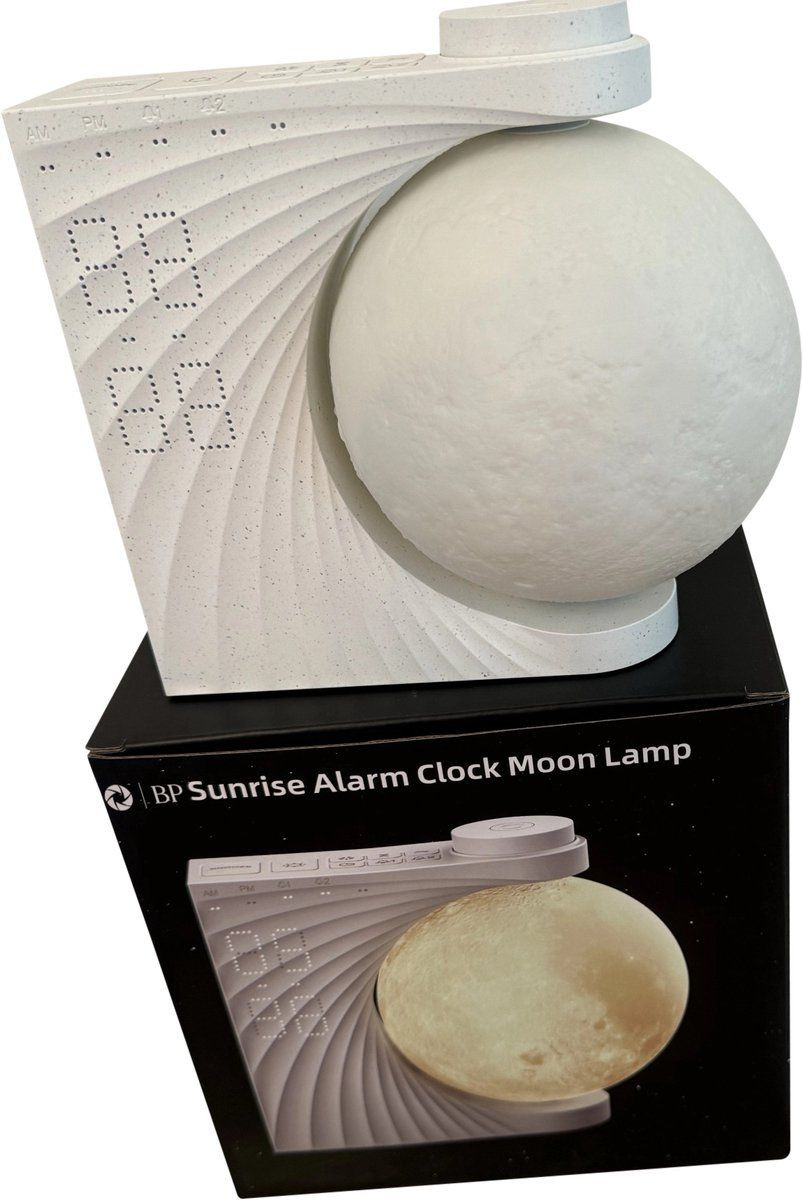 BP Wake Up Light Lichtwekker met 10 kleuren en natuurgeluiden - Wit