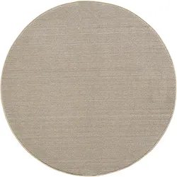 Webteppich Loom Beige Ø ca. 120cm