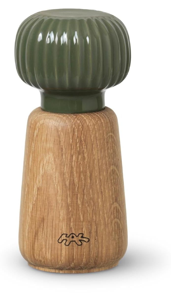 Kähler Design Hammershøi vaas donkergroen Hoogte: 14,5 cm