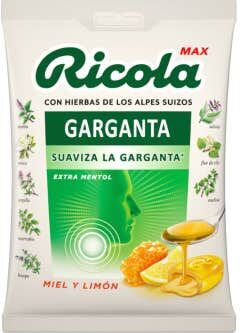 RICOLA Max Garganta Caramelos Miel y Limón 68 g