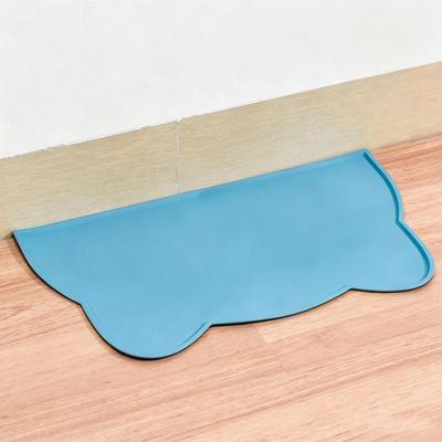 Inspired Deals Pet Feeding Mat Waterproof Non Slip Silicone Food Tray For Cats & Dogs blue
