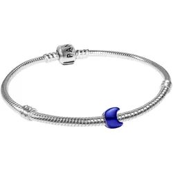 Pandora 31324 Damen-Armband Starterset Silber Mini Blauer Mond, 20 cm