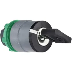 Schneider Electric ZB5AGCUST01 Schlüsselschalter, Frontelement, Harmony XB5, Kunststoff, 22mm, kundenspezifisch via Konfigurator