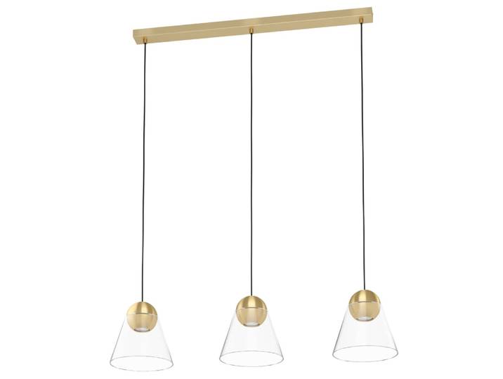 Gouden eettafellamp Cerasella met glas Eglo - 99629
