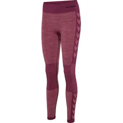 HUMMEL hmlCLEA SEAMLESS MID WAIST TIGHTS grape wine/crushed berry mel XS