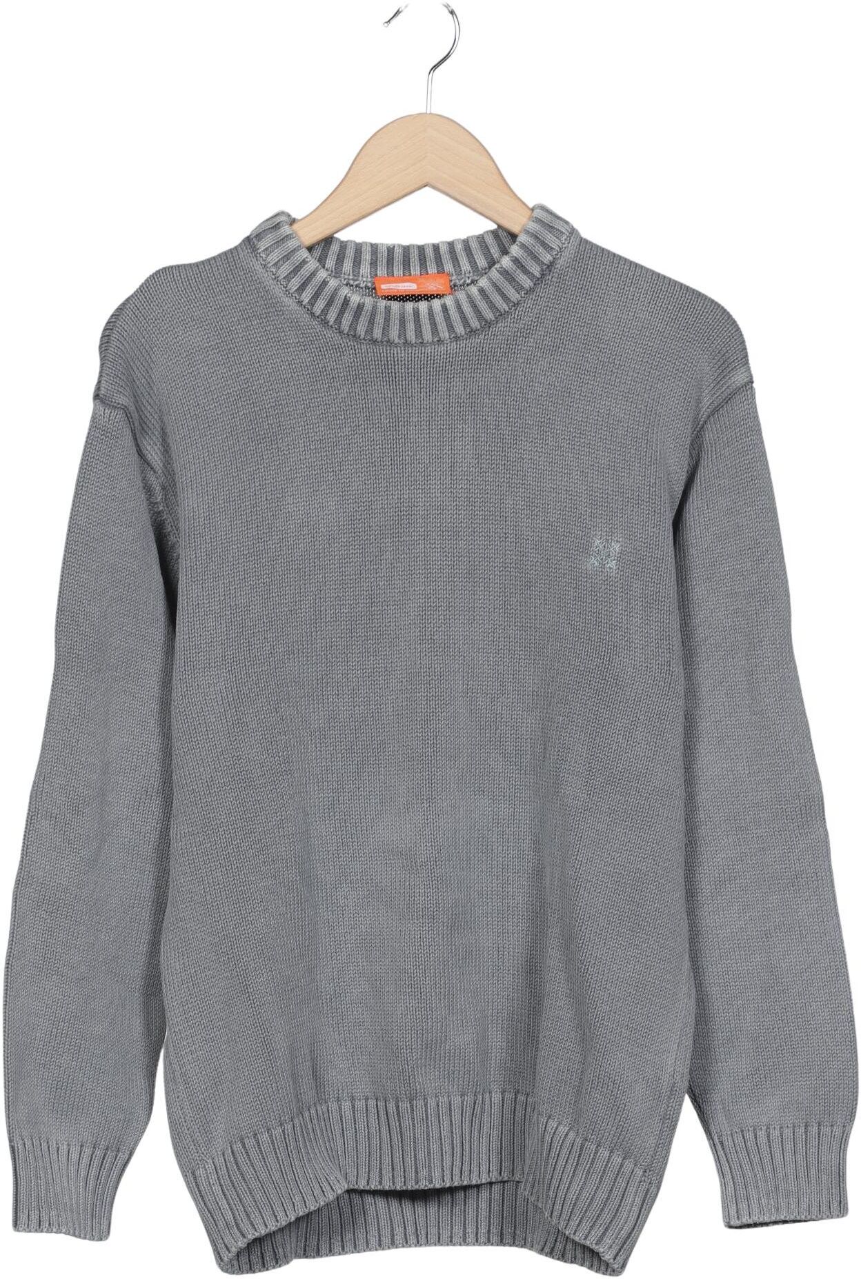 Oxbow Herren Pullover, Grau, Gr. M, Baumwolle - Second Hand
