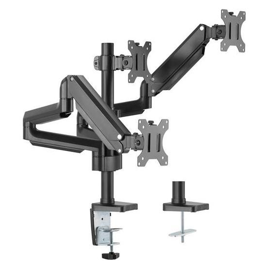 Dutzo Skrmholder til 3 skrme (17"-27") - Office udgave (Tisch, 27", 7 kg) (MMAOFF-3)