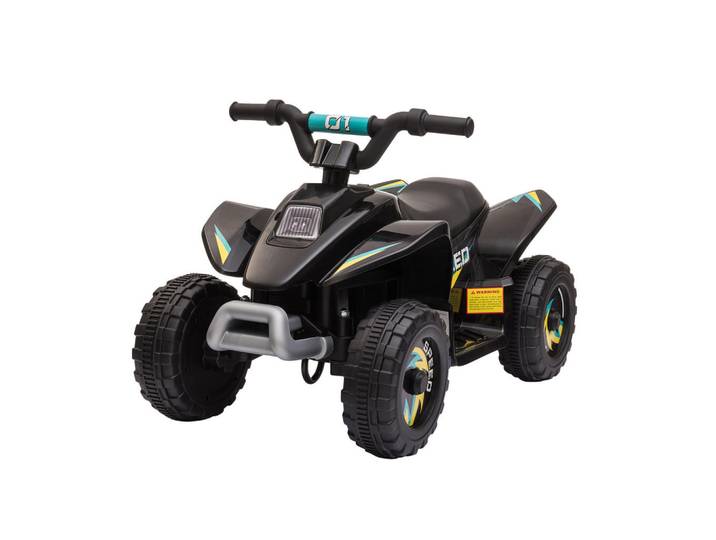 Homcom Kinder-Elektro-Quad Kunststoff Metall Schwarz, 40x45.5x72 cm, unisex, Freizeit & Co, Gartenspielzeug, Kinder-Elektrofahrzeuge