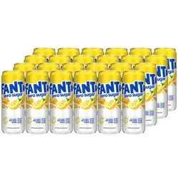 Fanta Lemon Zero Sugar Erfrischungsgetränk 24x 330ml MHD 31-08-2026