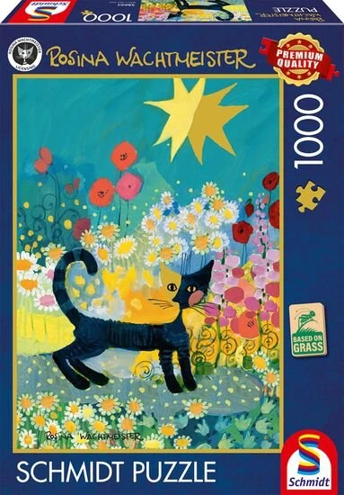Schmidt Spiele Rosina Wachtmeister: Katze im Blütenmeer (1000 Teile)