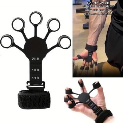 Uplifted Finds Silicone 5 Finger Wrist Grip Strengthener Silicone 5 Finger Wrist Grip Strengthener