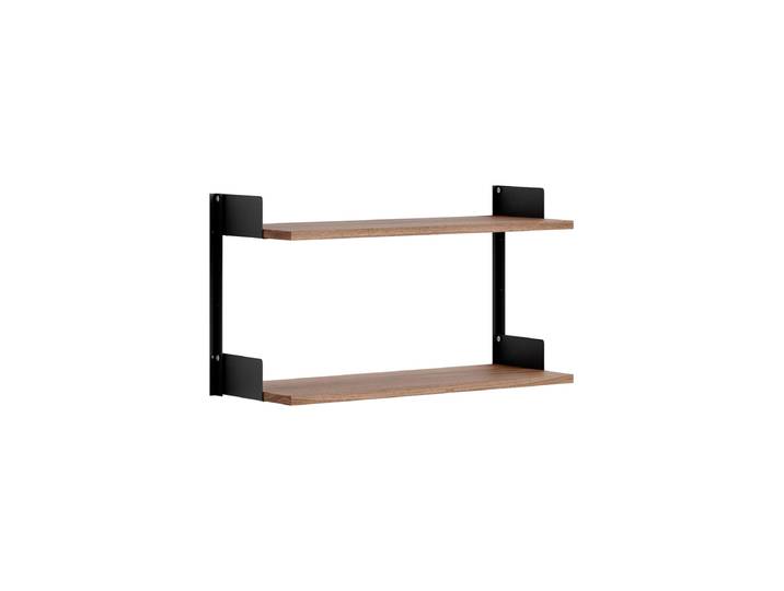 Modulers Design Wandregal „New Works 450“ Eschenholz / Schwarz