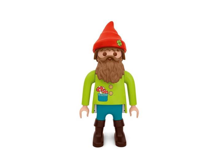 Gartenfigur Lechuza Mehrfarbig , bunt, B:10,5cm H:65cm, Gartenfiguren, Gartenfigur