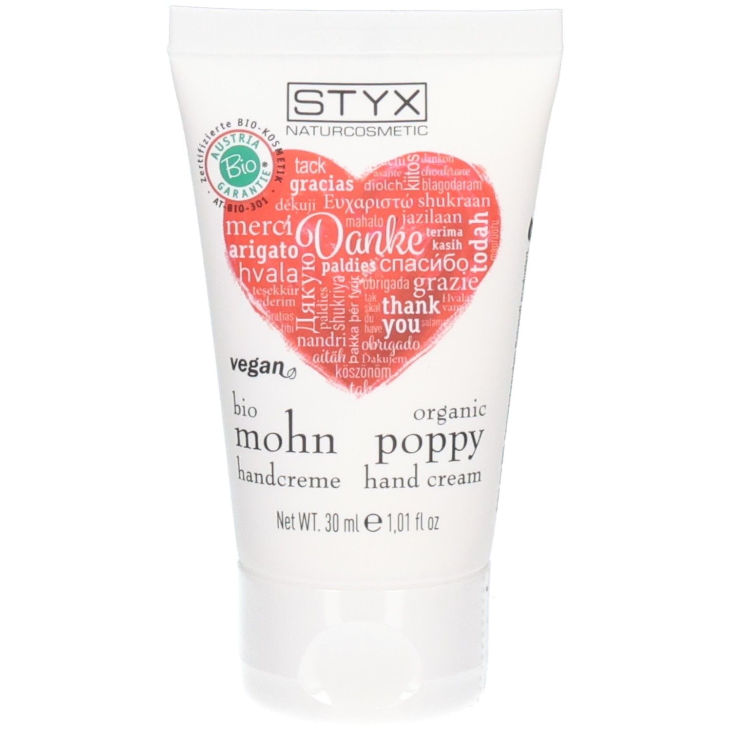 Mohn Hdcr Herz 30 ml Creme