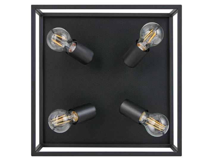 Lampe de plafond Lampe plafonnier noir lampe de salon 98334