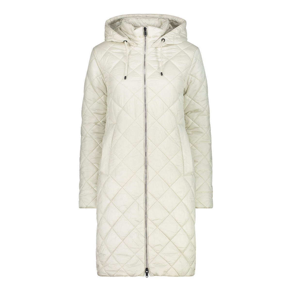 CMP Woman Coat FIX Hood gesso (A312) 46 33K3696-A312-46