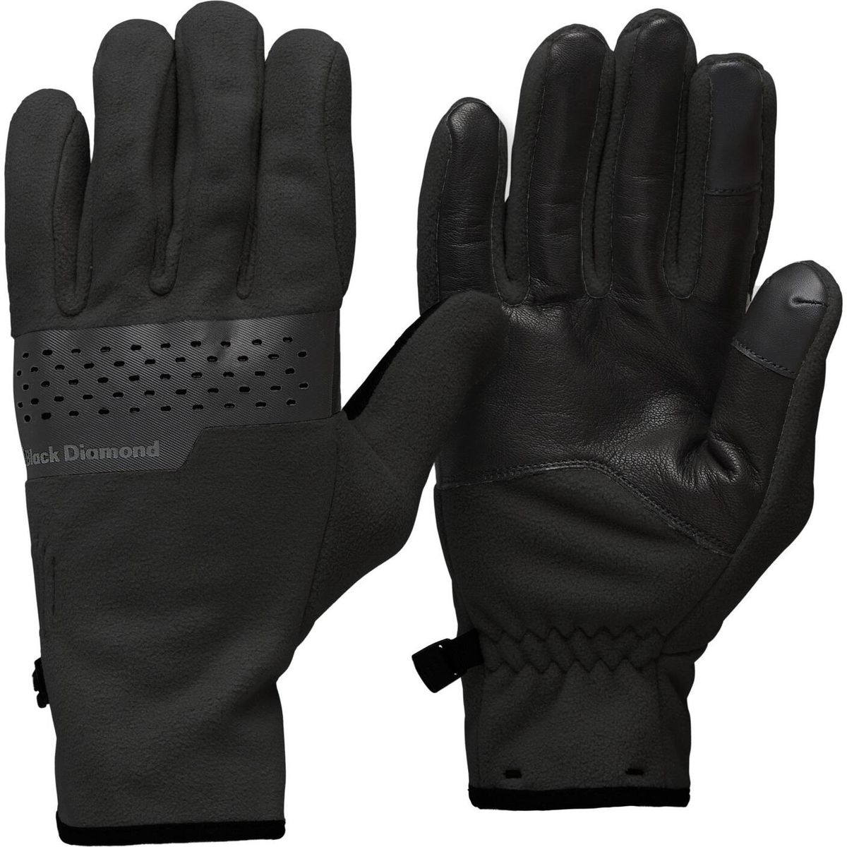 Black Diamond Alpine Fleece Gloves black (0002) XSM BD8017470002XSM1