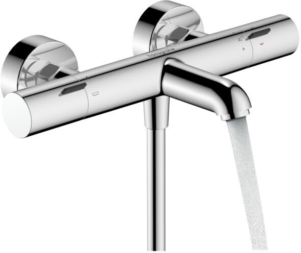 Hansgrohe Ecostat Fine Wannenthermostat 13325000 Aufputz, DN15, chrom