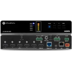 Atlona AT-HDR-SW-52 5 x 2 4K/HDR HDMI 2.0b Sw. HDbaseT-100m, Switch Box
