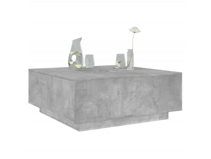 pokgdf Couchtisch Betongrau 100x100x40 cm Holzwerkstoff Beistelltisch Stabile Tischplatte, vielseitig nutzbar, glatte Oberfläche, feuchtigkeitsbeständig, verformungsbeständig, rissbeständig,