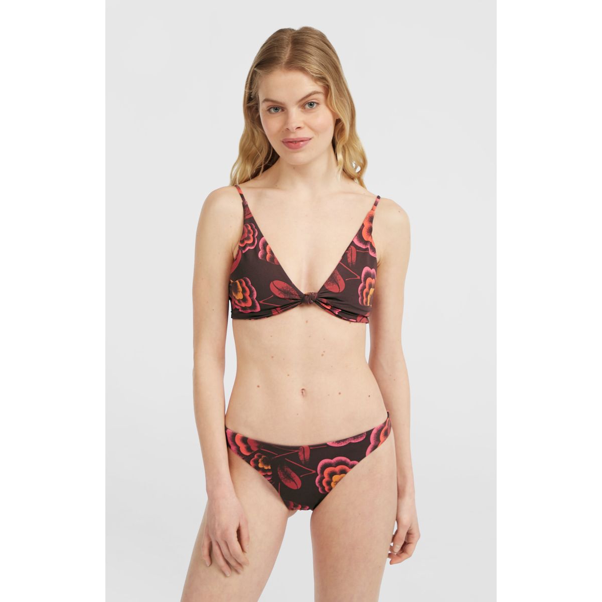 O'Neill O'riginals Pismo Flamenco Bikini SET brown o'riginals flower (37033) 36 1800382-37033-36