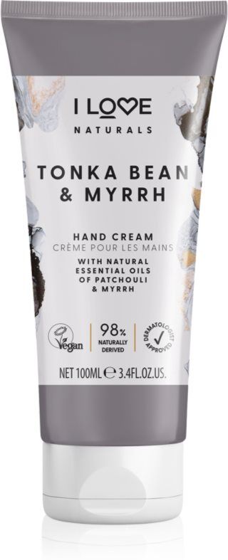 I Love Naturals Tonka Bean & Myrrh crème mains 100 ml