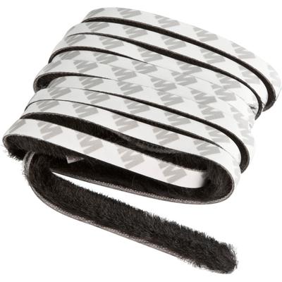 Dichtungsband WINDHAGER "für Insektenschutz Rollofenster und Rahmensysteme, Dichtungsbürste 2 m", schwarz, B:0,7mm L:200cm, Dichtungsbänder, Fliegengitter Zubehör, selbsklebender Schutz vor Insekten